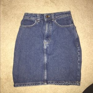 American Apparel Denim Skirt